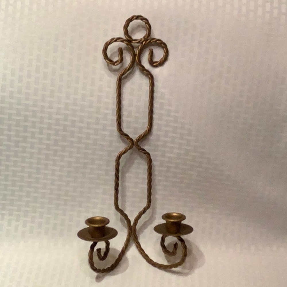 Vintage Home Interior Metal Scone